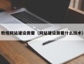 南平教程网站建设需要（网站建设需要什么技术）